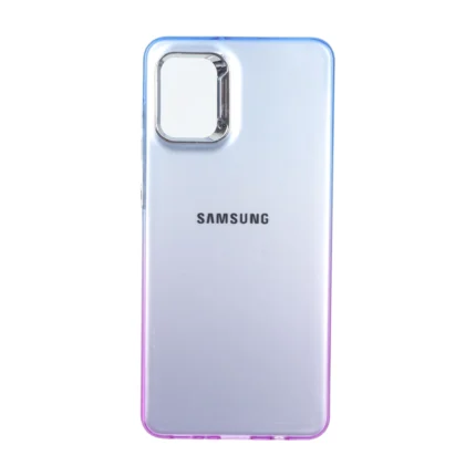 قاب SO COOL لنز متال لوگودار دور رنگی Samsung Galaxy A31 - آبی بنفش