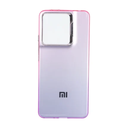 قاب SO COOL لنز متال لوگودار دور رنگی Xiaomi Redmi Note 13 4G - صورتی بنفش
