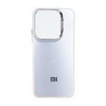قاب SO COOL لنز متال لوگودار دور رنگی Xiaomi Redmi 15C / Poco C85 - شفاف نارنجی