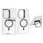 قاب Bracket شفاف Magsafe اکلیلی Samsung Galaxy A17 / A26 - مشکی (پک دار)