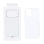 قاب پشت رنگی دور ژله ای با قابلیت شارژ MagSafe مدل Apple iPhone 12 Pro / iPhone 12 - سفید (پک دار)