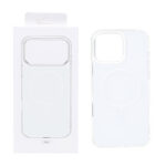 قاب پشت رنگی دور ژله ای با قابلیت شارژ MagSafe مدل Apple iPhone 15 Pro Max - سفید (پک دار)