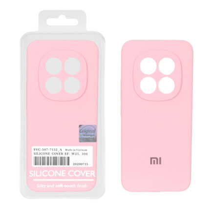 قاب سیلیکونی پاک کنی اورجینال Master Quality مدل Xiaomi Redmi Note 15 Pro Plus - صورتی (پک دار)
