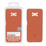 قاب سیلیکونی پاک کنی اورجینال Master Quality مدل Xiaomi Poco Poco X3 / Poco X3 Pro / Poco X3 NFC - قهوه ای روشن (پک دار)