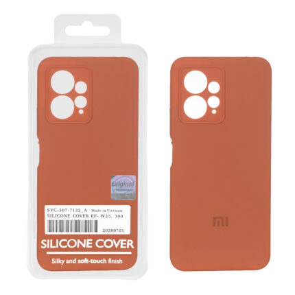 قاب سیلیکونی پاک کنی اورجینال Master Quality مدل Xiaomi Redmi Note 12 4G - قهوه ای روشن (پک دار)
