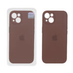 قاب سیلیکونی پاک کنی اورجینال Master Quality مدل Apple iPhone 13 / iPhone 14 - قهوه ای (پک دار)
