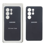 قاب سیلیکونی پاک کنی محافظ لنزدار اورجینال Samsung Galaxy S26 Ultra - مشکی (پک دار)