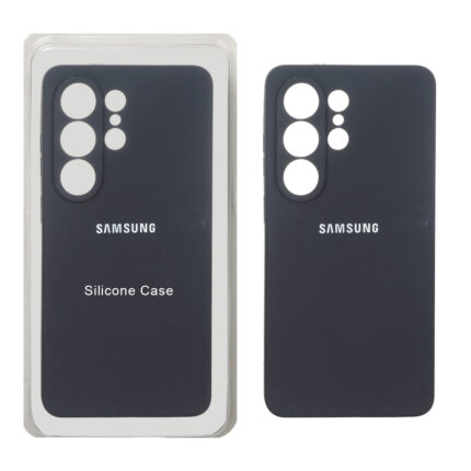 قاب سیلیکونی پاک کنی محافظ لنزدار اورجینال Samsung Galaxy S26 Ultra - مشکی (پک دار)
