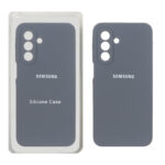 قاب سیلیکونی پاک کنی محافظ لنزدار اورجینال Samsung Galaxy A17 / A26 - خاکستری (پک دار)