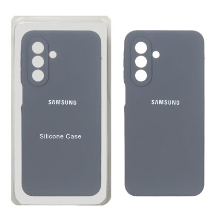 قاب سیلیکونی پاک کنی محافظ لنزدار اورجینال Samsung Galaxy A17 / A26 - خاکستری (پک دار)