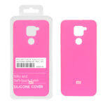قاب سیلیکونی پاک کنی اورجینال درجه یک Xiaomi Redmi Note 9 / Redmi 10X 5G / Redmi 10X Pro 5G - صورتی فانتزی (پک دار)