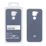 قاب سیلیکونی پاک کنی اورجینال درجه یک Xiaomi Redmi Note 9 / Redmi 10X 5G / Redmi 10X Pro 5G - سرمه ای (پک دار)