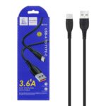 کابل شارژ فست Denmen Type-C مدل D71T - مشکی - SMO