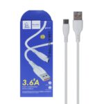 کابل شارژ فست Denmen Type-C مدل D71T - سفید - SMO