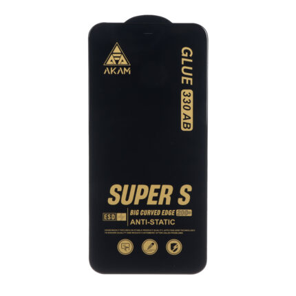 محافظ صفحه نمایش شیشه ای Full Cover Super S AKAM با چسب 330 مدل Xiaomi Poco X8 Pro Max