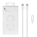 کابل شارژ فست Apple Type-C To Type-C مدل MQKJ3ZM/A A2795 60W - سفید (گارانتی پارتیان پایا)