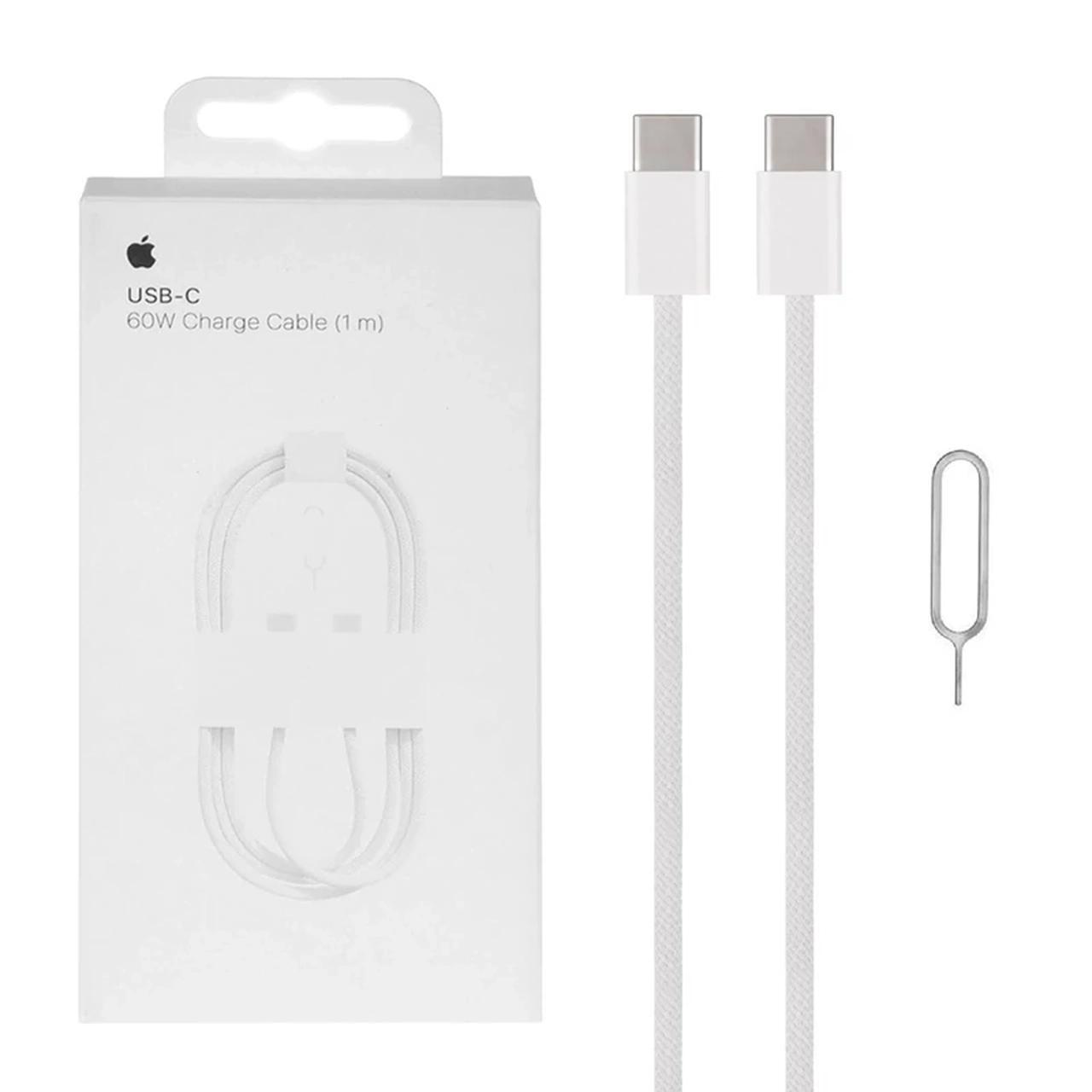4613468 کابل شارژ فست Apple Type-C To Type-C مدل MQKJ3ZM/A A2795 60W - سفید (گارانتی پارتیان پایا) - تصویر 1