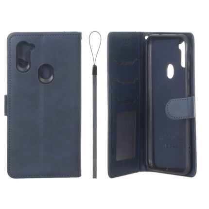 کیف موبایل مگنتی درجه یک داخل خز MNC Plus مدل Samsung Galaxy A11 / M11 - سرمه ای