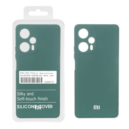 قاب نیو سیلیکون محافظ لنزدار RFF مدل Xiaomi Poco F5 - سبز (پک دار)