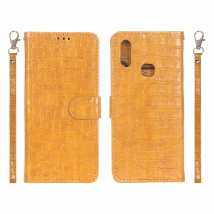 کیف موبایل مگنتی کروکو MNC مدل Samsung Galaxy A10s - عسلی