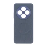 قاب هاشور MagSafe برجسته محافظ لنزدار Xiaomi Redmi 14C / Redmi A3 Pro / Redmi A4 / Poco C75 - سرمه ای کد 1