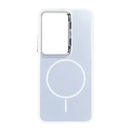 قاب SO COOL طرح مگ سیف Slim مدل Xiaomi Redmi 15 4G - نقره ای