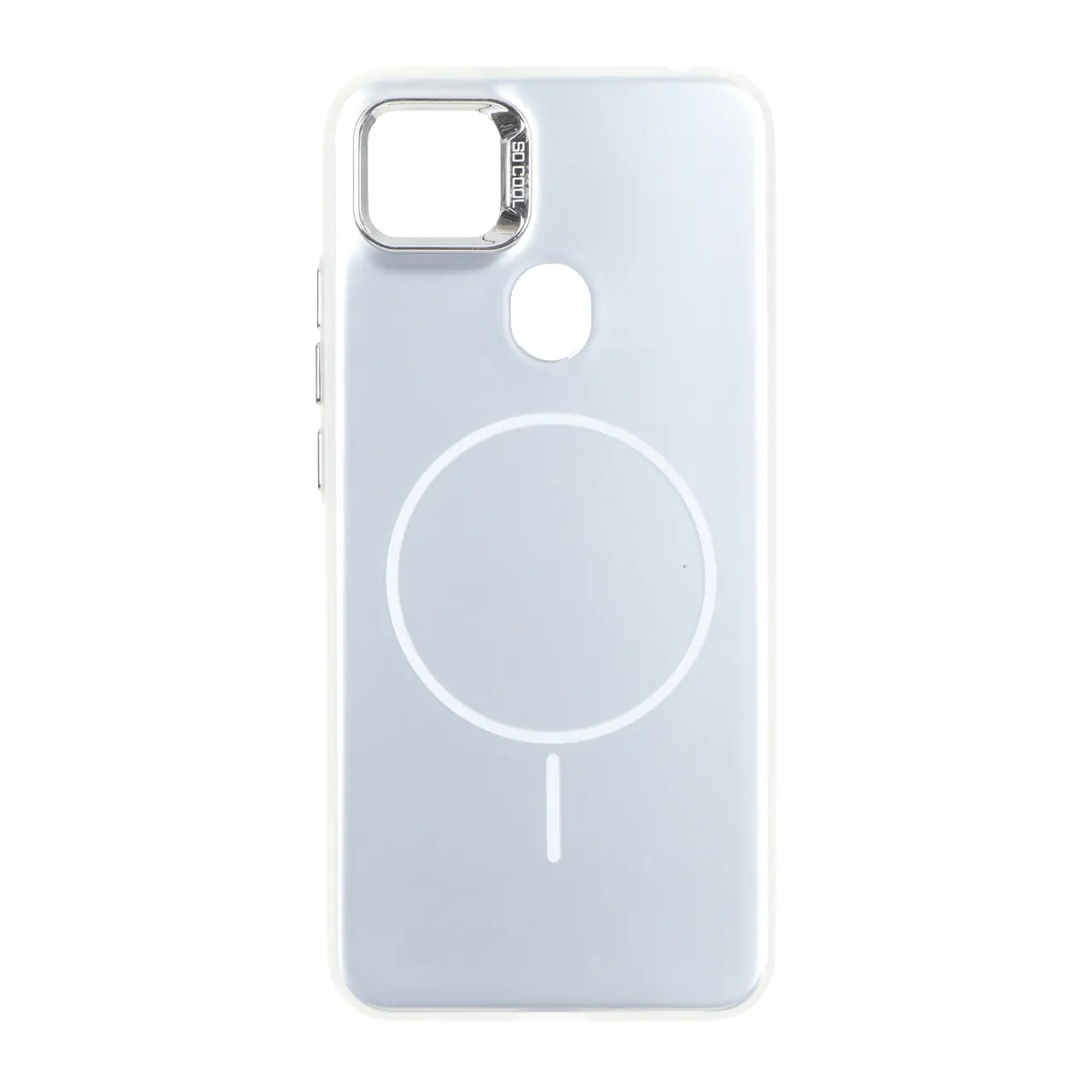 4614080 قاب SO COOL طرح مگ سیف Slim مدل Xiaomi Redmi 10A / Redmi 9C / Poco C31 - نقره ای - تصویر 1