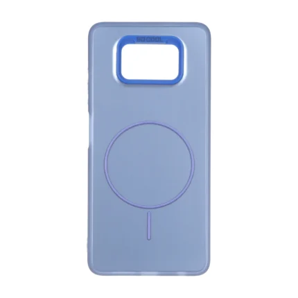 قاب SO COOL طرح مگ سیف Slim مدل Xiaomi Poco X3 / Poco X3 Pro / Poco X3 NFC - آبی