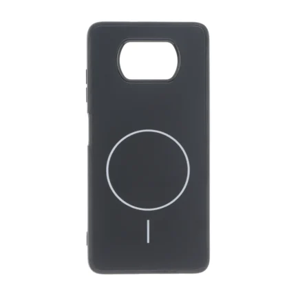 قاب طرح PVD مات طرح مگ سیف Xiaomi Poco X3 / Poco X3 Pro / Poco X3 NFC - مشکی