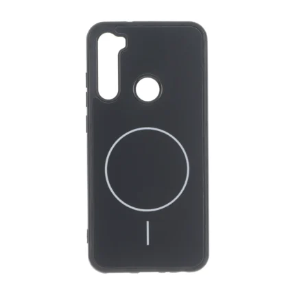قاب طرح PVD مات طرح مگ سیف Xiaomi Redmi Note 8 - مشکی