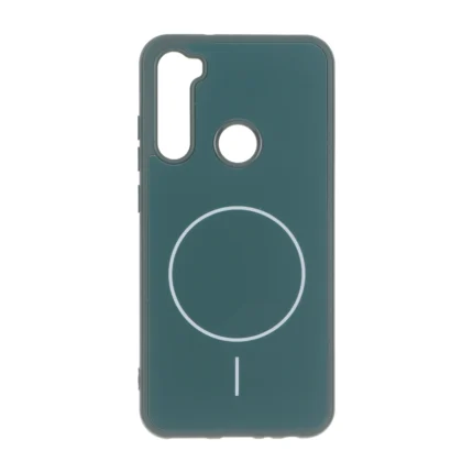 قاب طرح PVD مات طرح مگ سیف Xiaomi Redmi Note 8 - سبز