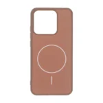 قاب طرح PVD مات طرح مگ سیف Xiaomi Redmi 10A / Redmi 9C / Poco C31 - قهوه ای