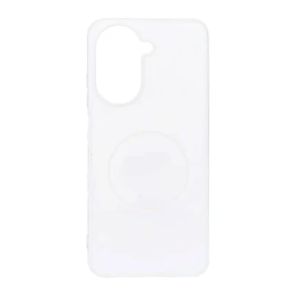 قاب طرح PVD مات طرح مگ سیف Xiaomi Redmi A5 / Poco C71 - سفید