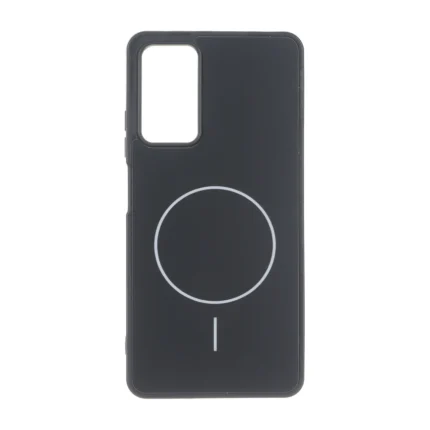 قاب طرح PVD مات طرح مگ سیف Xiaomi Redmi Note 12 Pro 4G / Redmi Note 11 Pro - مشکی