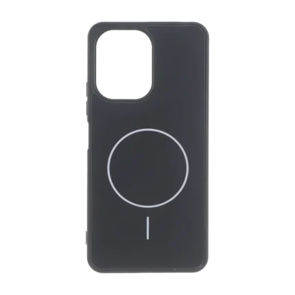 قاب طرح PVD مات طرح مگ سیف Xiaomi Redmi 13C / Poco C65 - مشکی