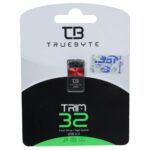 فلش مموری TRUEBYTE USB2.0 مدل TRIM ظرفیت 32GB - قرمز مشکی (گارانتی مادام العمر شرکت آی تین)