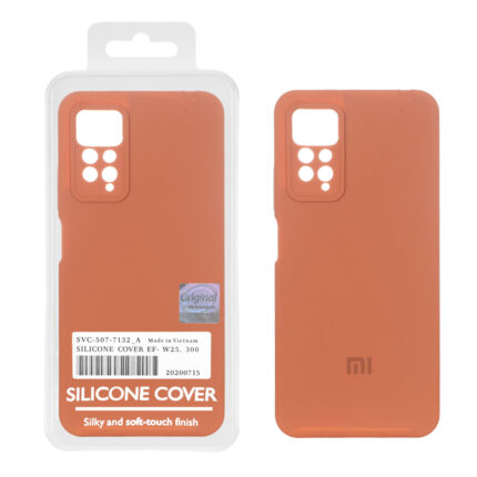 قاب سیلیکونی پاک کنی اورجینال Master Quality مدل Xiaomi Redmi Note 12 Pro 4G / Redmi Note 11 Pro - قهوه ای روشن (پک دار)