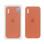 قاب سیلیکونی پاک کنی اورجینال Master Quality مدل Apple iPhone X / iPhone XS - قهوه ای روشن (پک دار)