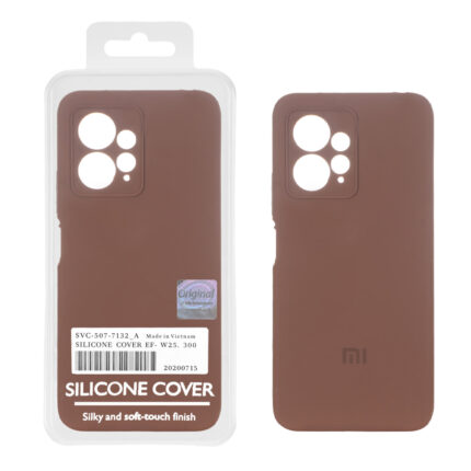 قاب سیلیکونی پاک کنی اورجینال Master Quality مدل Xiaomi Redmi Note 12 4G - قهوه ای (پک دار)