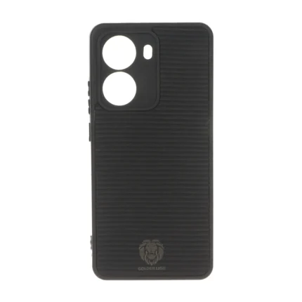قاب Golden Lion شیاردار Xiaomi Poco X7 Pro - مشکی کد 1
