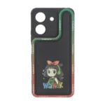 قاب Solid Case منحنی LUCKY طرح دار Xiaomi Redmi 13C / Poco C65 - کد 353