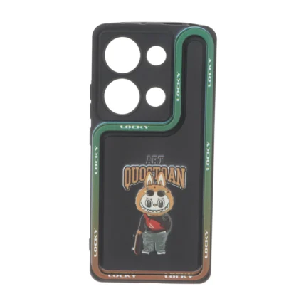 قاب Solid Case منحنی LUCKY طرح دار Xiaomi Redmi Note 14S / Note 13 Pro 4G / Poco M6 Pro 4G - کد 356