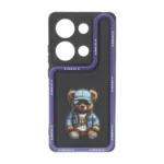 قاب Solid Case منحنی LUCKY طرح دار Xiaomi Redmi Note 14S / Note 13 Pro 4G / Poco M6 Pro 4G - کد 357