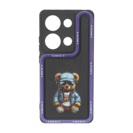 قاب Solid Case منحنی LUCKY طرح دار Xiaomi Redmi Note 14S / Note 13 Pro 4G / Poco M6 Pro 4G - کد 357