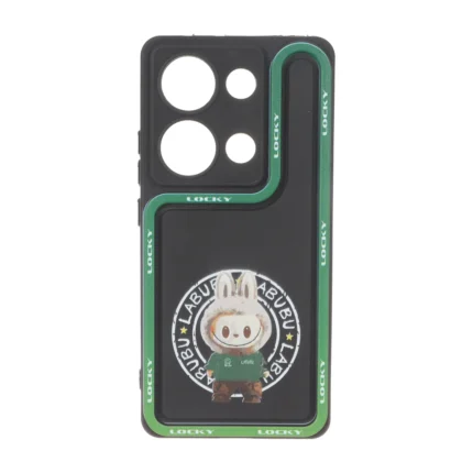 قاب Solid Case منحنی LUCKY طرح دار Xiaomi Redmi Note 14S / Note 13 Pro 4G / Poco M6 Pro 4G - کد 358