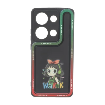 قاب Solid Case منحنی LUCKY طرح دار Xiaomi Redmi Note 14S / Note 13 Pro 4G / Poco M6 Pro 4G - کد 360