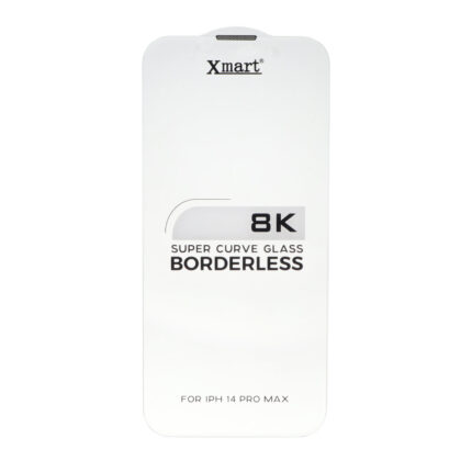 محافظ صفحه نمایش شیشه ای اورجینال بدون حاشیه XMART Super Curve 8K مدل Apple iPhone 14 Pro Max