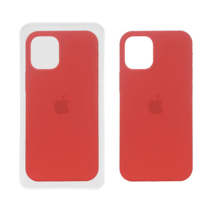 قاب سیلیکونی پاک کنی اورجینال Apple iPhone 12 Mini - قرمز (پک اصلی)