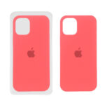قاب سیلیکونی پاک کنی اورجینال Apple iPhone 12 Mini - صورتی پاستیلی (پک اصلی)