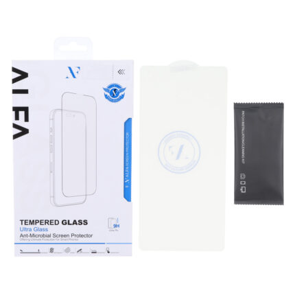 محافظ صفحه نمایش شیشه ای اورجینال ALFA بدون حاشیه Samsung Galaxy S25 Ultra (پک دار)